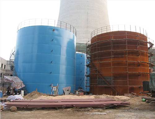 電廠除鹽水箱聚脲防腐施工(圖3) 電廠除鹽水箱聚脲防腐施工案例